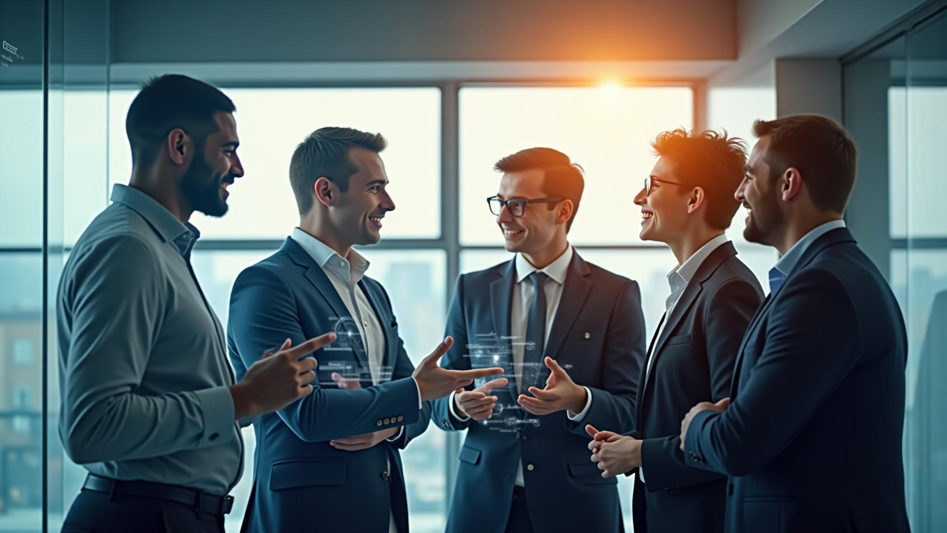 Team von GRAVELWOOD HOLDINGS Ltd, vereint in einem modernen Büro